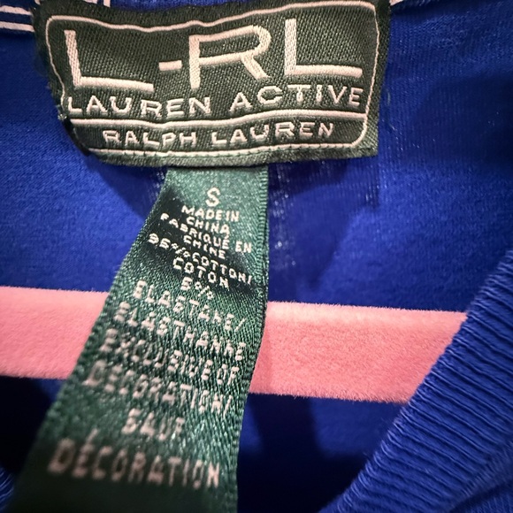 Ralph Lauren Kids Puffer Jacket in Blue with Orange Trim - Picture 5 of 7